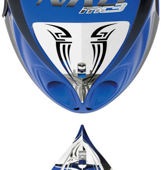 Voorfrontrooster Piaggio Nrg mc2/3 aluminium polish ventilator tribal design