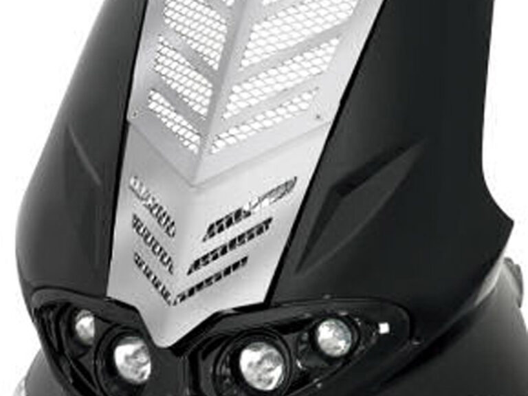 Voorfrontrooster Gilera runner oud model aluminium zilver