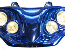 Koplamp Gilera runner 4x halogeen lamp tot bj. 2005 blauw