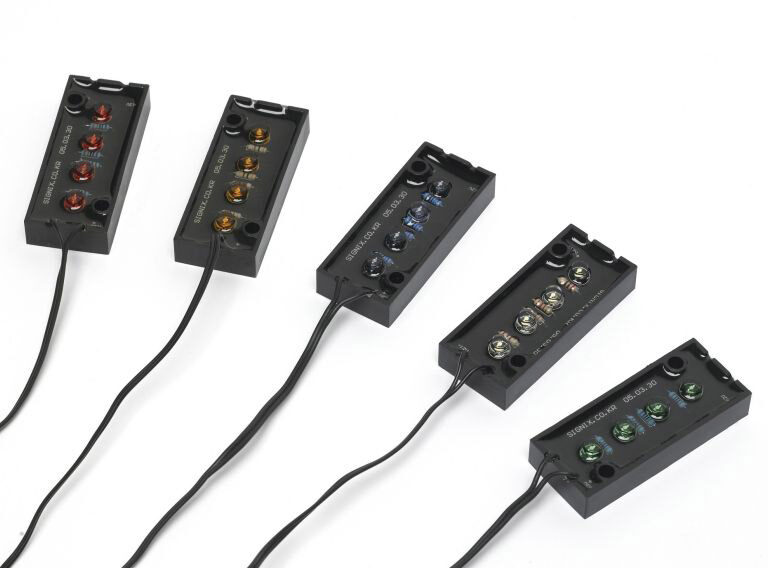 Led lamp panel 4 leds groen/ waterdicht