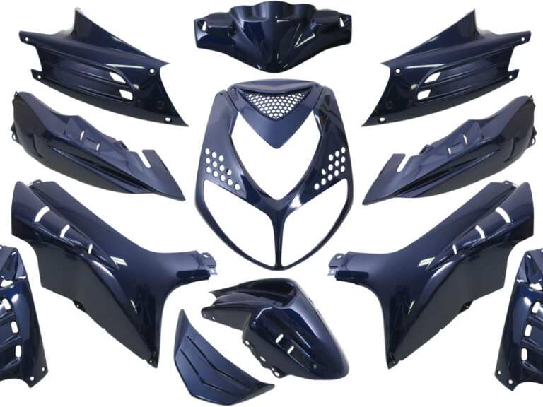 Plaatset 13-delig Edge voor Peugeot Speedfight 2 - blauw metallic