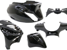 Plaatset 5-delig Edge voor Piaggio Zip-SP vanaf bouwjaar 2000 - zwart metallic