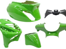 Zestaw 5 paneli krawędziowych do Piaggio Zip-SP z roku 2000 - Kawasaki zielony