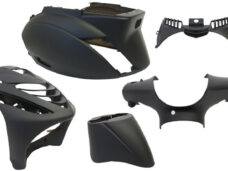 Plaatset 5-delig Edge voor Piaggio Zip-SP vanaf bouwjaar 2000 - mat zwart