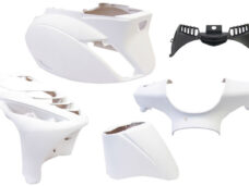 Plaatset 5-delig Edge voor Piaggio Zip-SP vanaf bouwjaar 2000 - mat wit