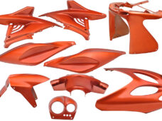 Plaatset 9-delig Edge voor Yamaha Aerox tot bouwjaar 2014 - flash orange