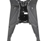 Treeplank Yamaha Aerox tot bj. 2014 zwart