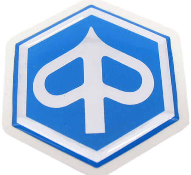 Frontembleem sticker Piaggio Zip vanaf bouwjaar 2000 (Per 5 stuks)