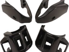 Coverset voor stuurschakelaar Edge links + rechts - Vespa Primavera /Sprint - glanzend zwart