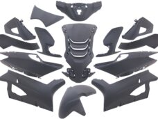Plaatset 14-delig Edge voor Peugeot Speedfight 4 - mat zwart