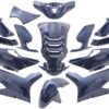 blauw metallic