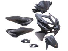 Plaatset 9-delig Yamaha Aerox-R vanaf bouwjaar 2014 - metallic zwart