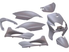 Plaatset 9-delig Edge voor Yamaha Jog R/ MBK Machg - mat grijs