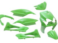 Plaatset 9-delig Edge voor Yamaha Jog R/ MBK Machg - kawasaki groen