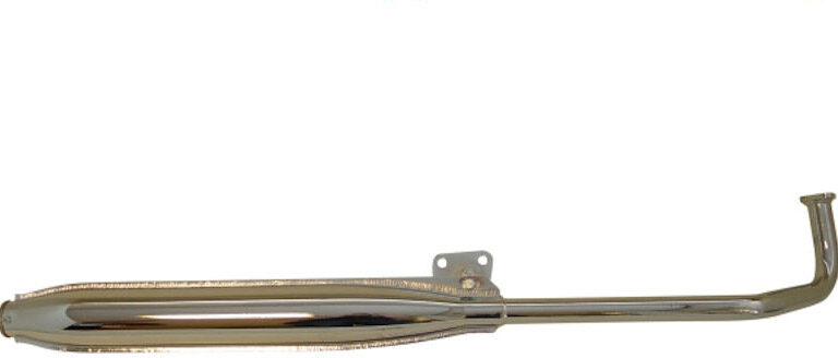 Uitlaat Tomos A3/A35 met euro-2 motor chroom Speedy snel model