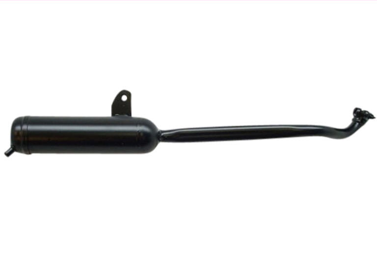 Uitlaat Tecno Vespa ciao origineel model 22mm aansluiting tot bj. 2000 zwart