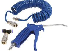 Blaaspistool met spiraalslang Carpoint - 5 meter