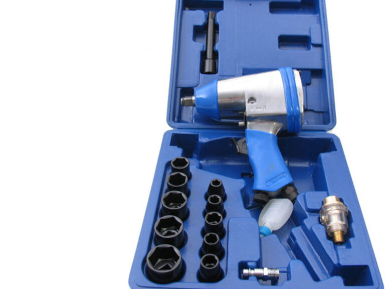 Luchtsleutelset 1/2 inch met doppen