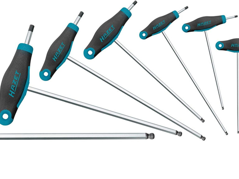 Haakse Stiftsleutelset Hazet 7-delig -  2 tm 8mm