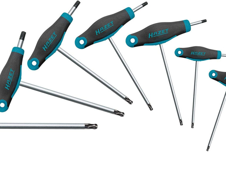 Haakse Stiftsleutelset Torx Hazet 7-delig -  T9 t/m T40
