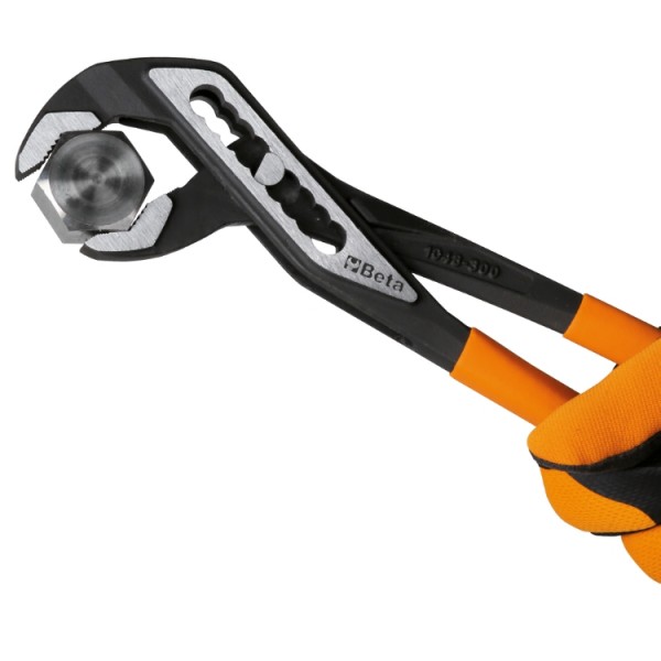 Waterpomptang Beta 1048N 250mm zwart/oranje - Afbeelding 3