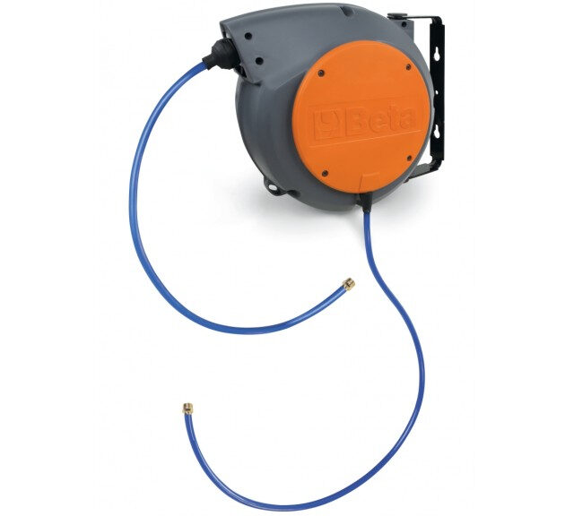 Automatische slanghaspel Beta Tools 9 meter slang perslucht/water