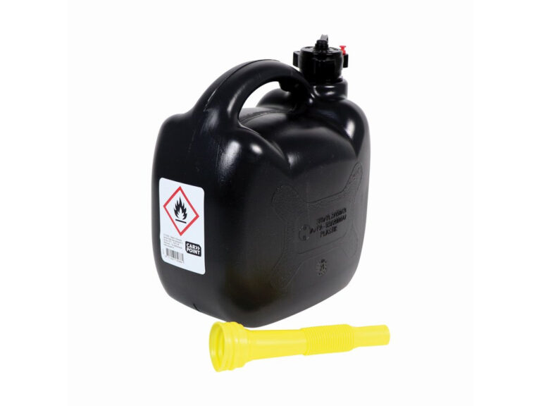 Benzinekan/Jerrycan UN/BAM-Keur 5 liter - zwart