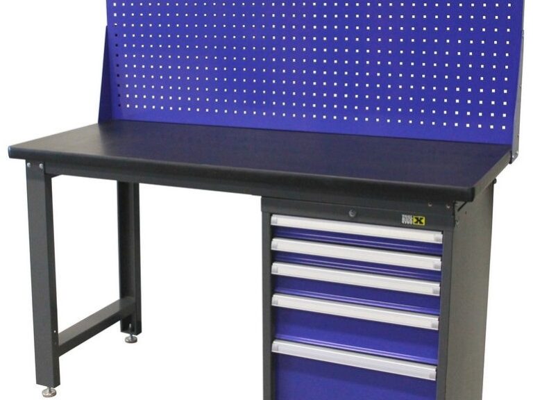 Werkbank 150 cm met ladekast van 5-laden