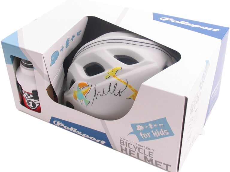 Fietshelm Polisport Kids Premium - XS (48-52cm) - hello girafe / parot