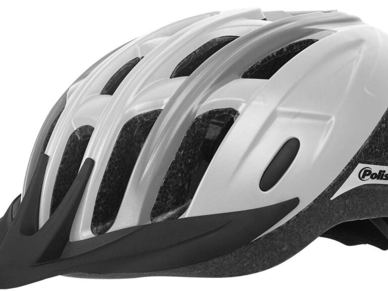 Fietshelm Polisport Ride-In M (54-58cm) - wit/grijs