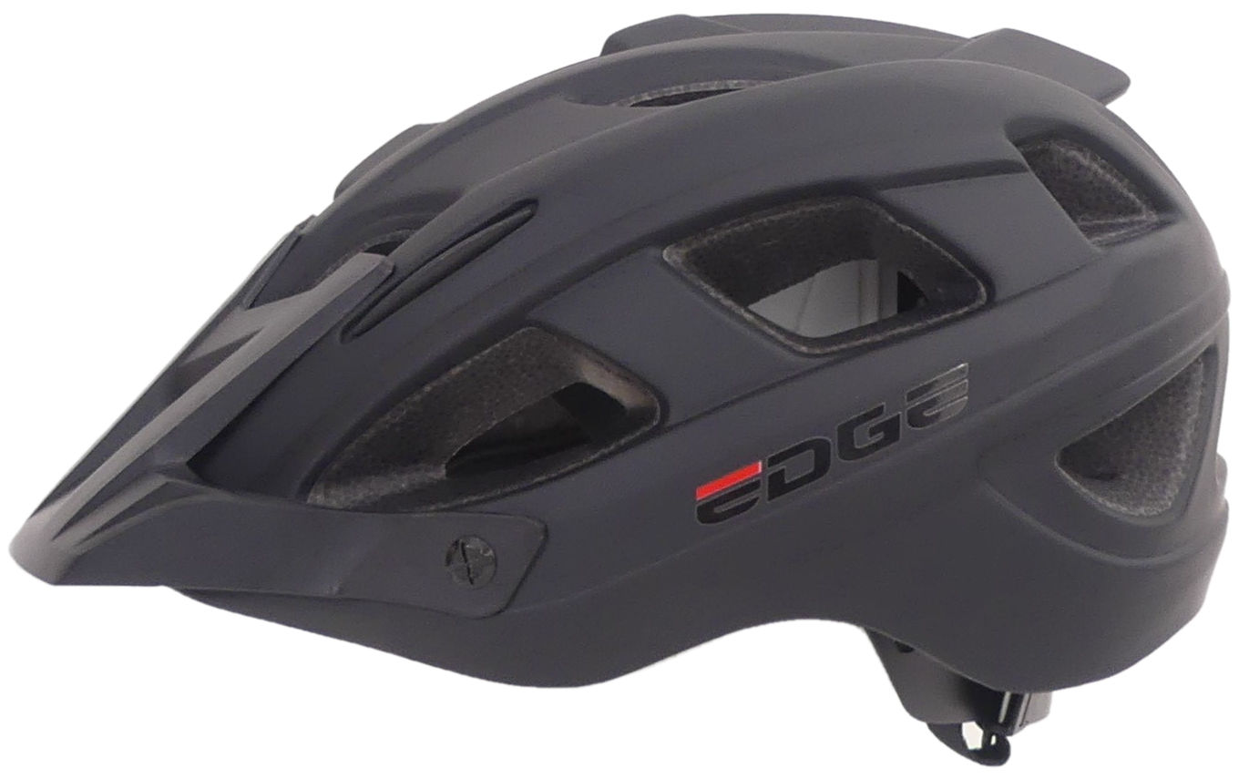 Fietshelm Edge Cantabria medium (55-58cm) - mat zwart - Afbeelding 3