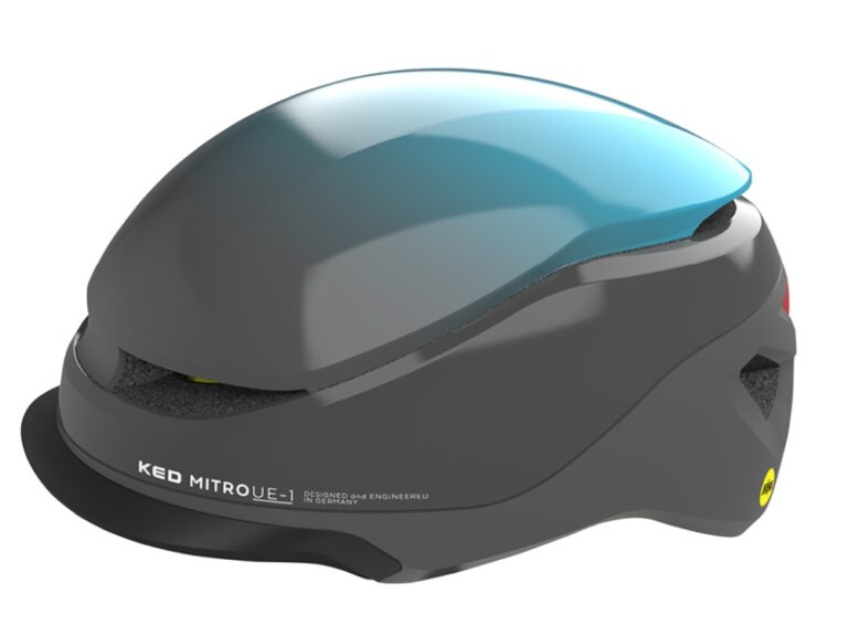 Fietshelm KED Mitro UE-1 M (52-58cm) - blauw / grijs