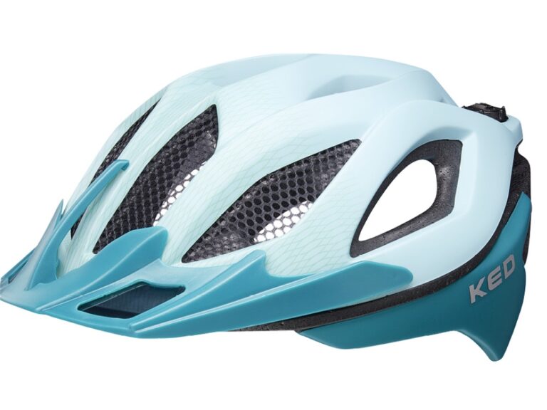Fietshelm KED Spiri Two L (55-61cm) - lichtblauw / groen