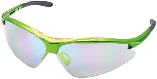Fietsbril KED JackaI - neon green (multi-green-mirror)
