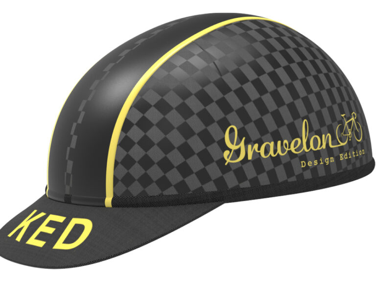 Fietshelm KED Gravelon M (52-57cm) - checkered flag