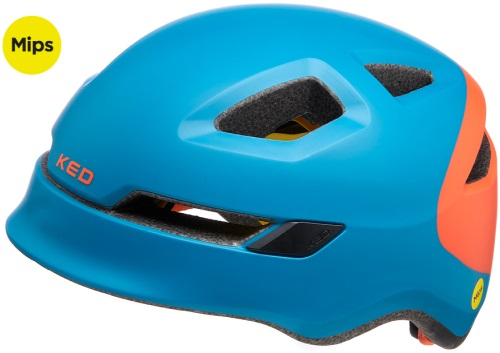 Fietshelm KED Pop Mips - medium (52-56 cm) - petrol orange