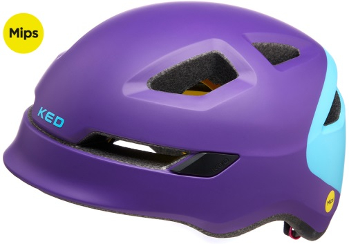Fietshelm KED Pop Mips - small (48-52 cm) - purple sky blue