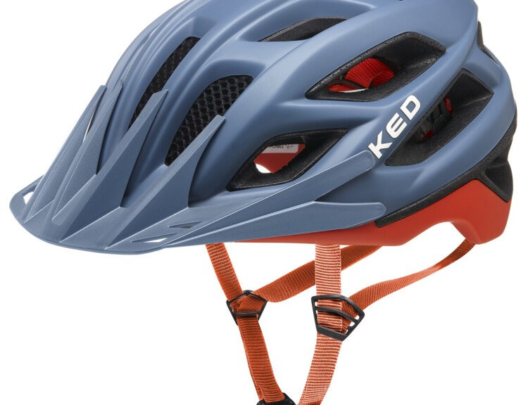 Fietshelm KED Companion L (55-61cm) - blue grey orange matt