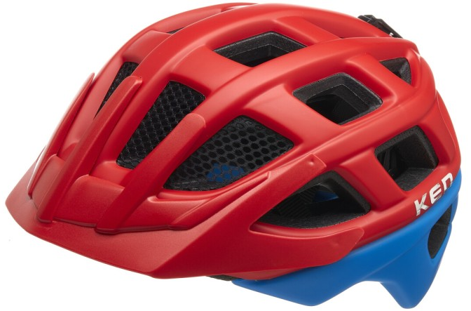 Fietshelm KED Kailu S (49-53cm) - fiery red blue matt