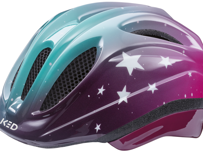 Fietshelm KED Meggy II Trend S (46-51 cm) - stars pink aqua glossy
