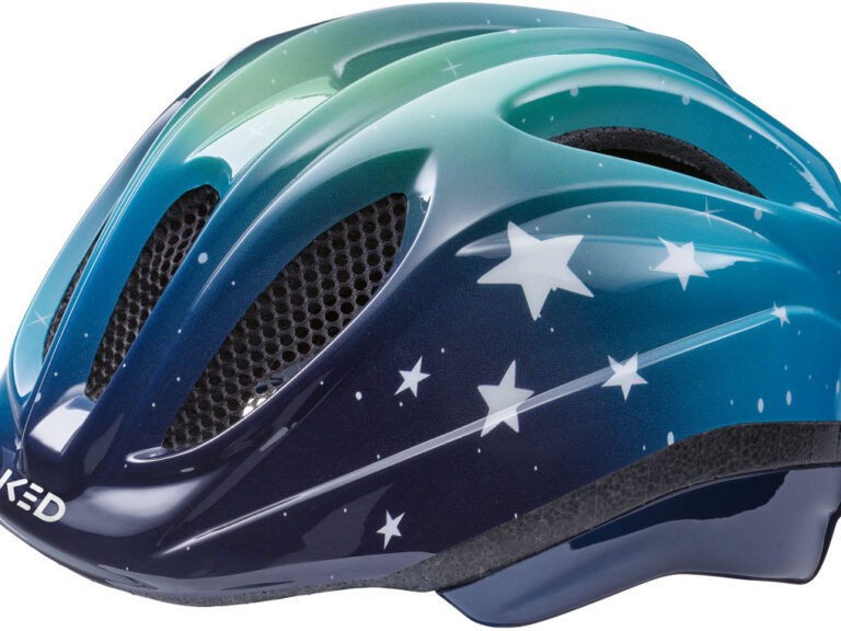 Fietshelm KED Meggy II Trend M (52-58 cm) - stars blue green glossy