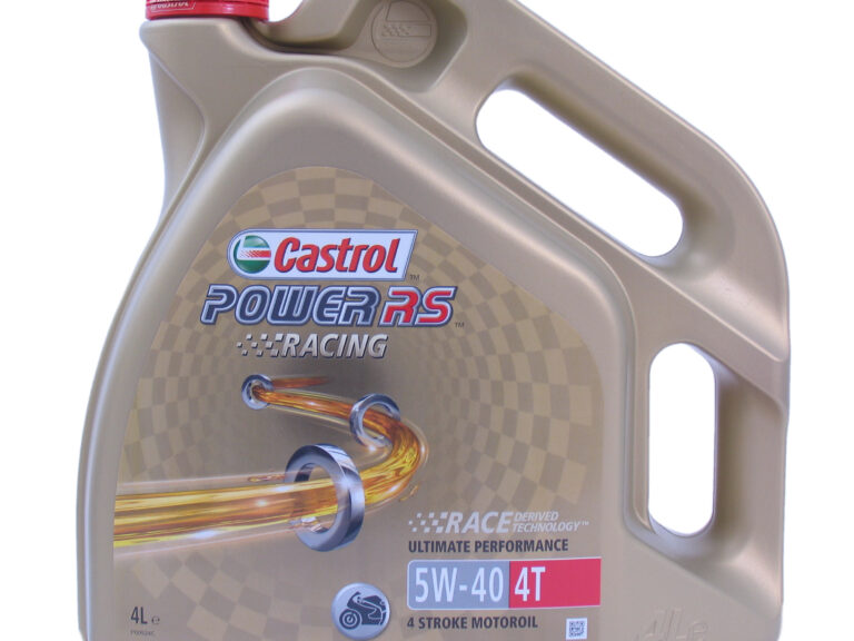 Olie Castrol Power RS Racing 4T 5W-40 - fles à 4 liter