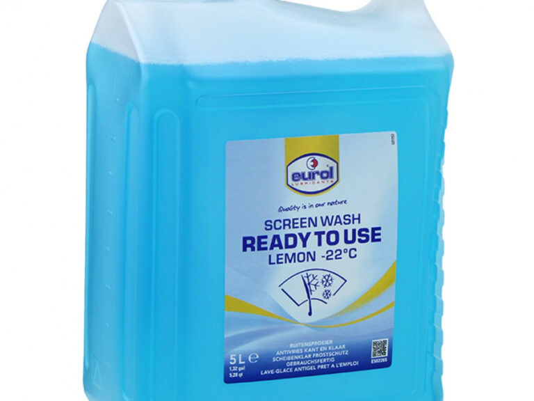 Ruitensproeiervloeistof Eurol Screen Wash -  Kant & Klaar (tot -22 graden) - 5 liter