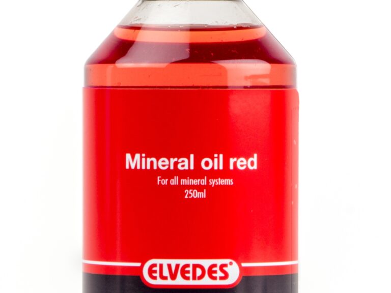 Mineraalolie Elvedes universeel - rood (250 ml)