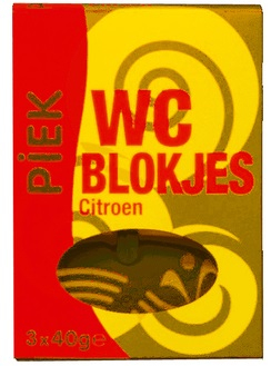 Piek toiletblok citroen (3 x 40 gram)
