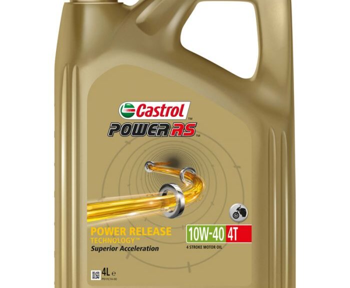 Olie Castrol Power RS 4T 10W-40 - fles à 4 liter