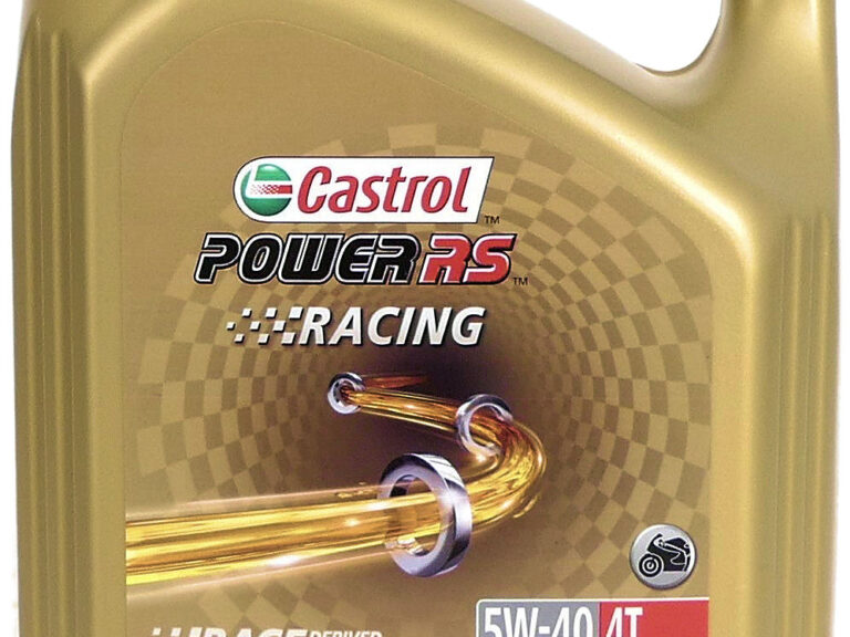 Olie Castrol Power RS Racing 4T 5W-40 - fles à 4 liter