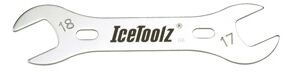 Conussleutel  IceToolz  17x18mm Cr-Mo staal