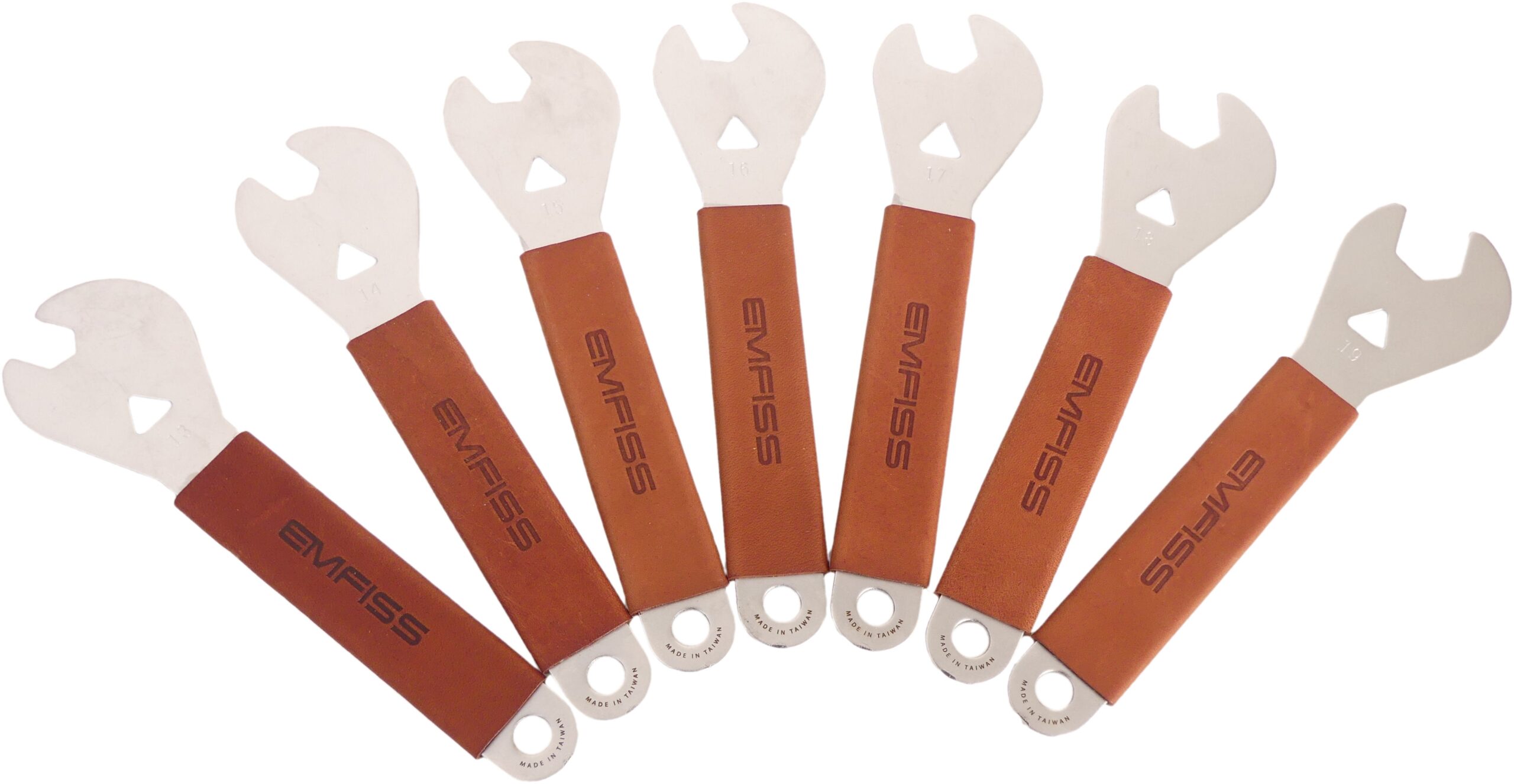 Conussleutelset Emfiss 7-delig - 13 tm 19 mm - Leatherline