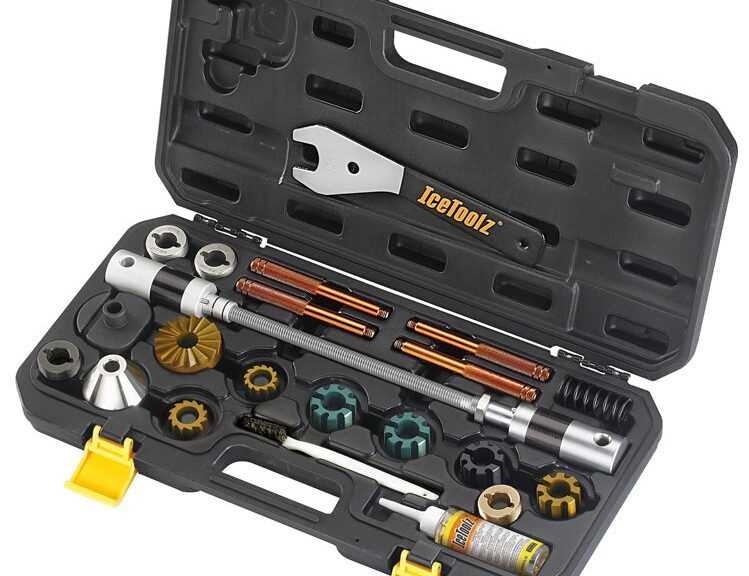 Ruimer-, draadtap- en freeskit IceToolz Xpert E185